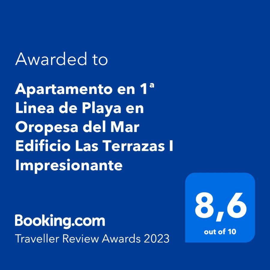 Apartamento En 1ª Linea De Playa En Oropesa Del Mar Edificio Las Terrazas I Impresionante Exterior foto